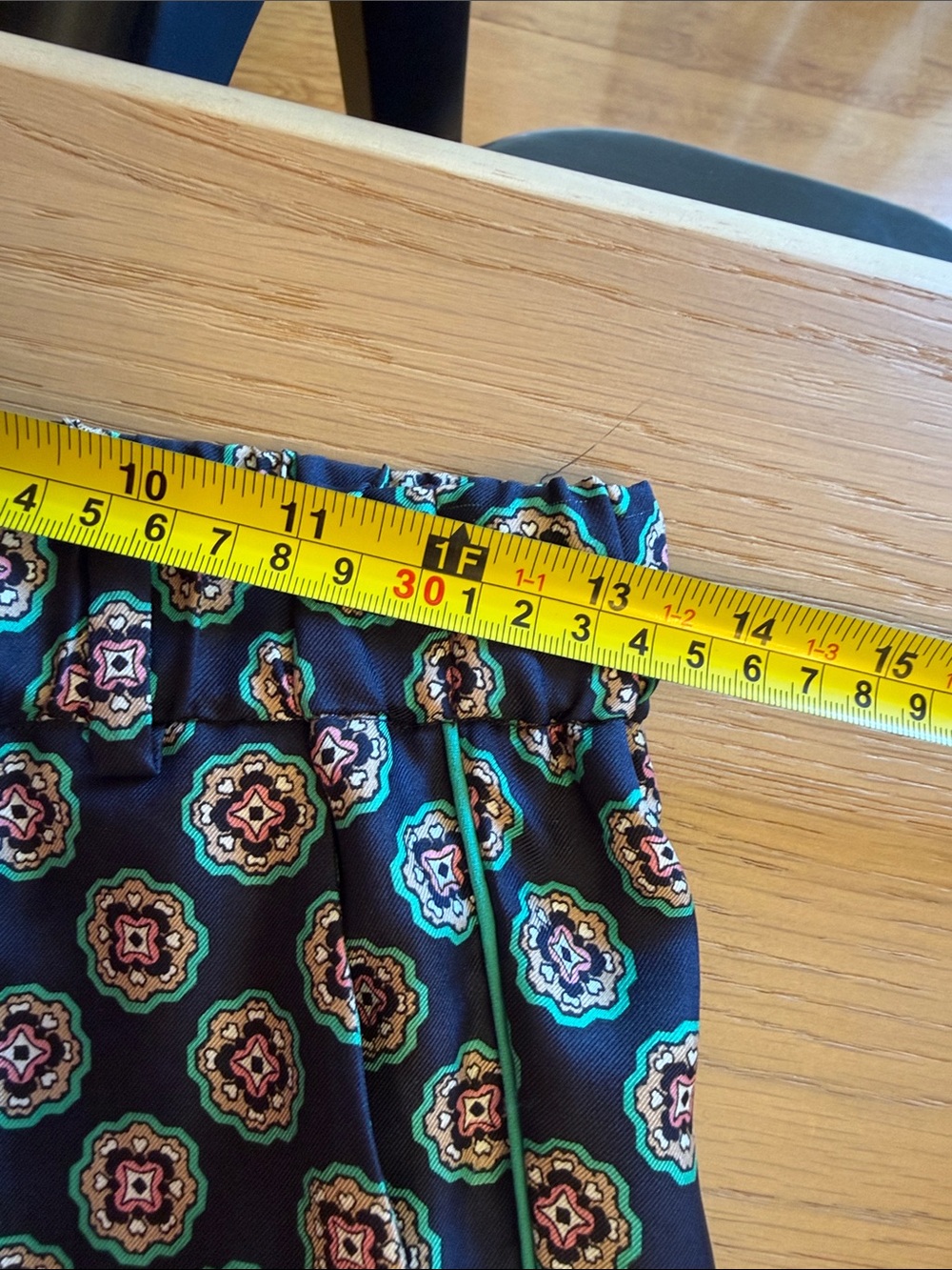 J Crew Silk Medallion Print Pants - Picture 7 of 9